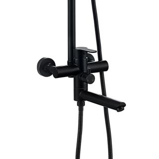 Душевая стойка Frap F24801-6 черный